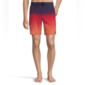 NWOT FARWEST Ombre Board Shorts